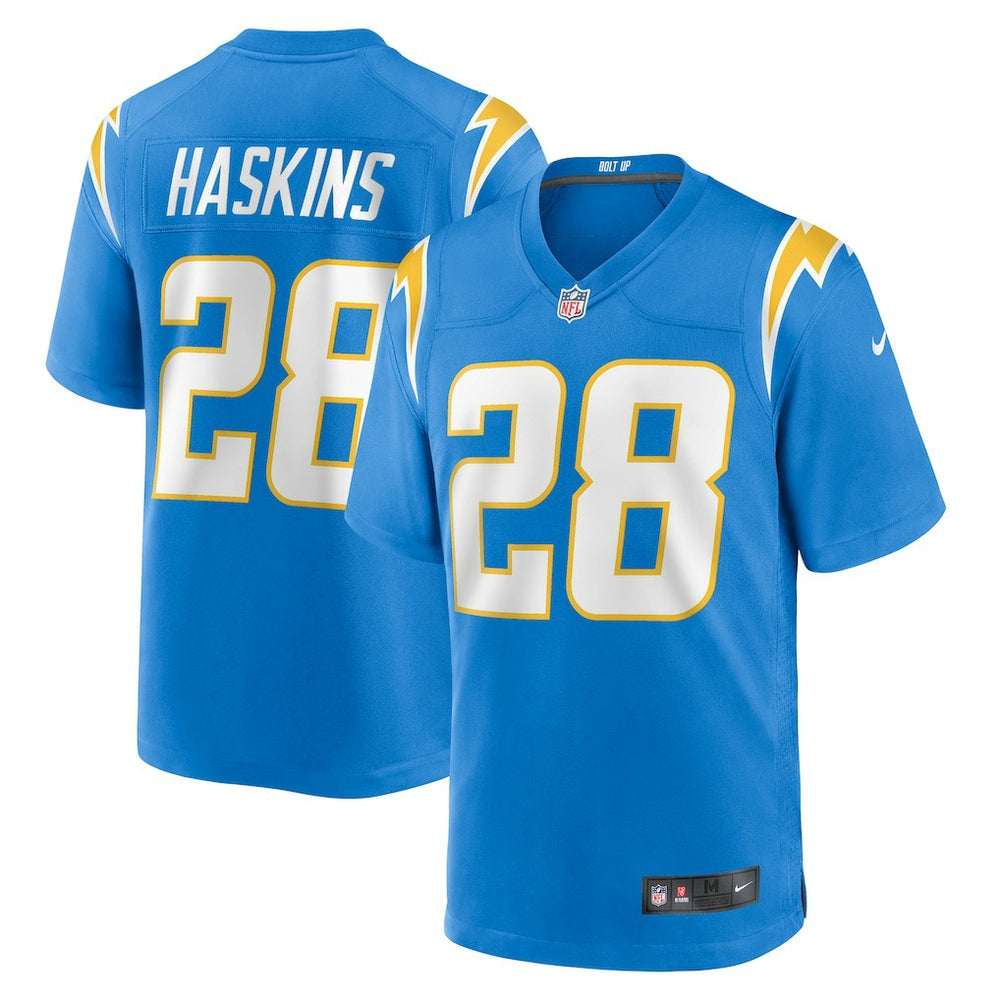 Hassan Haskins Los Angeles Chargers Team Game Jersey - Powder Blue - Nike