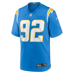 Justin Eboigbe Los Angeles Chargers Team Game Jersey - Powder Blue - Nike