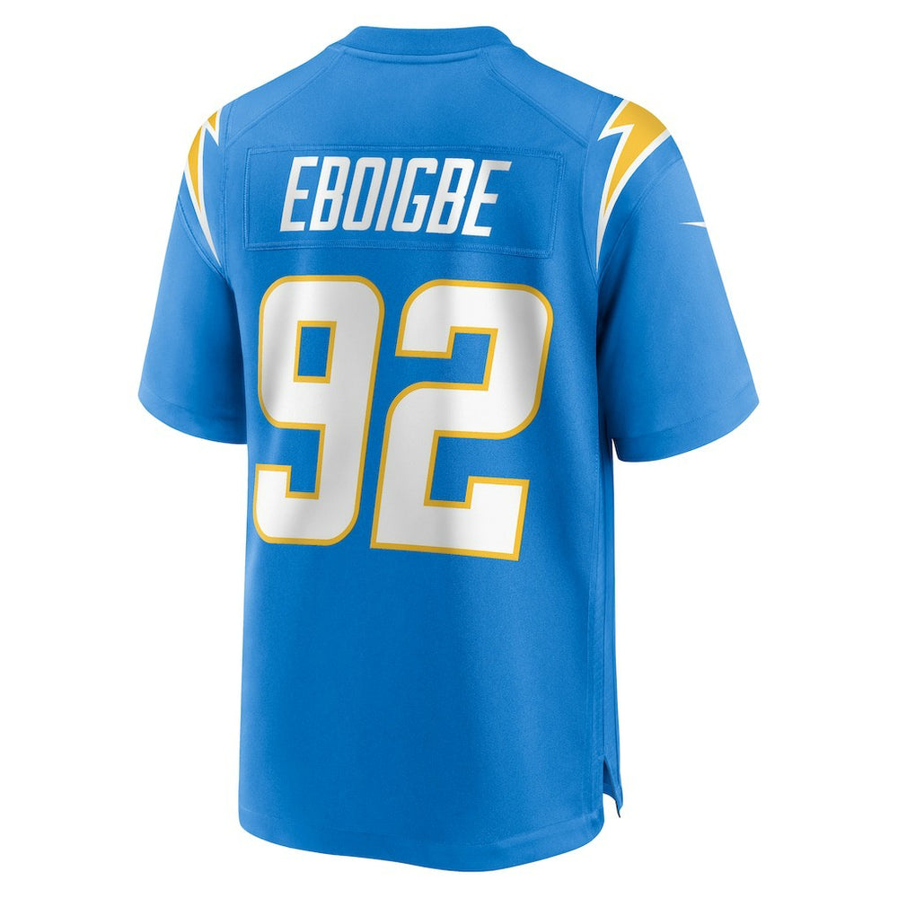 Justin Eboigbe Los Angeles Chargers Team Game Jersey - Powder Blue - Nike