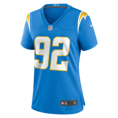 Justin Eboigbe Los Angeles Chargers Women's Game Jersey - Powder Blue - Nike