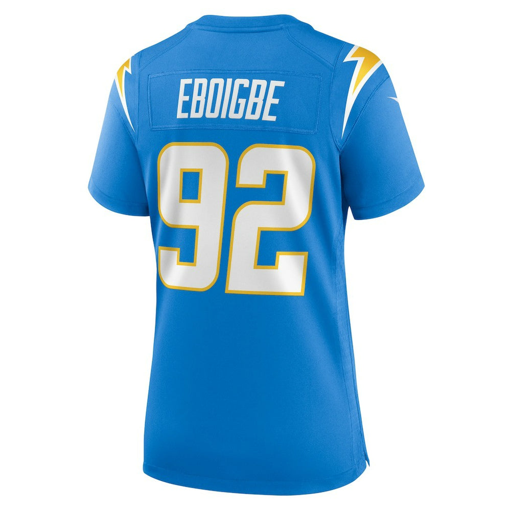 Justin Eboigbe Los Angeles Chargers Women's Game Jersey - Powder Blue - Nike