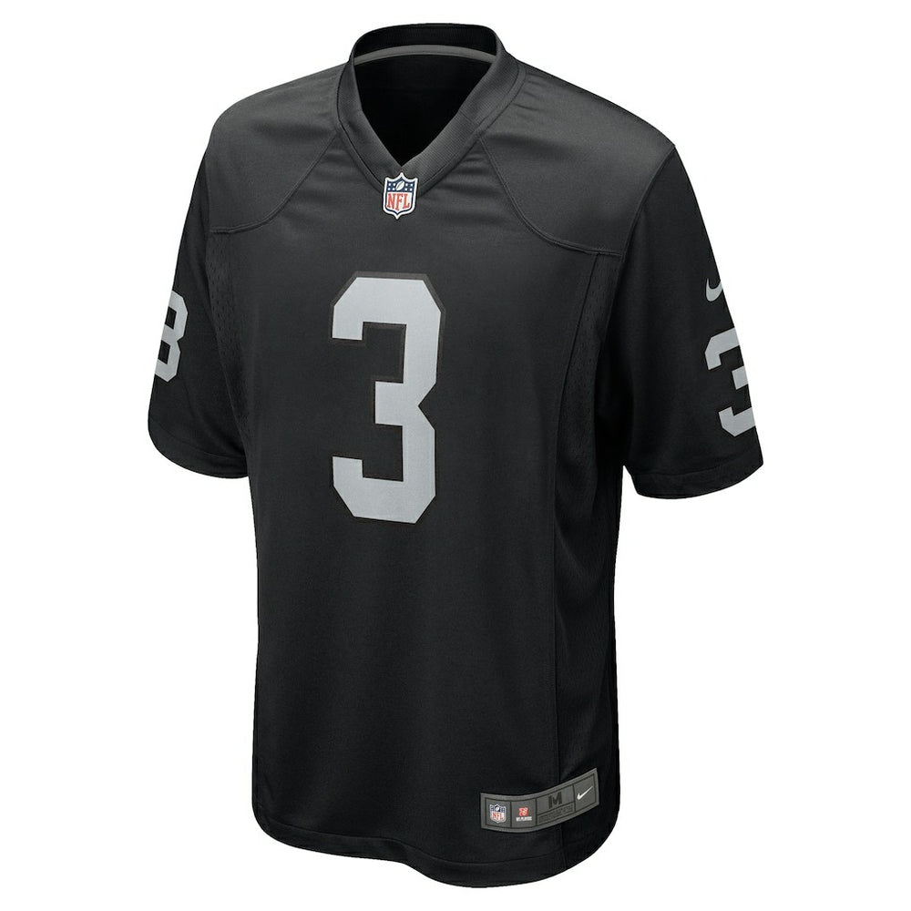 Zamir White Las Vegas Raiders Team Game Jersey - Black - Nike