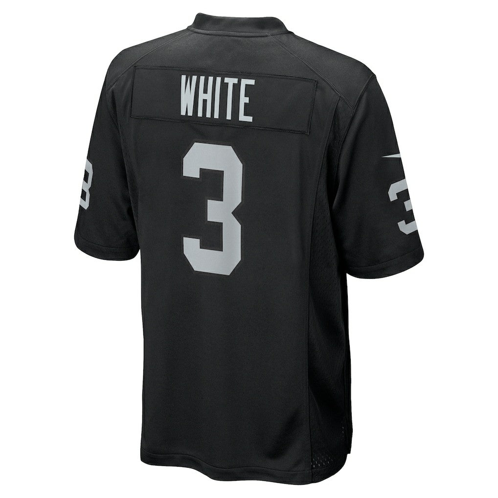 Zamir White Las Vegas Raiders Team Game Jersey - Black - Nike
