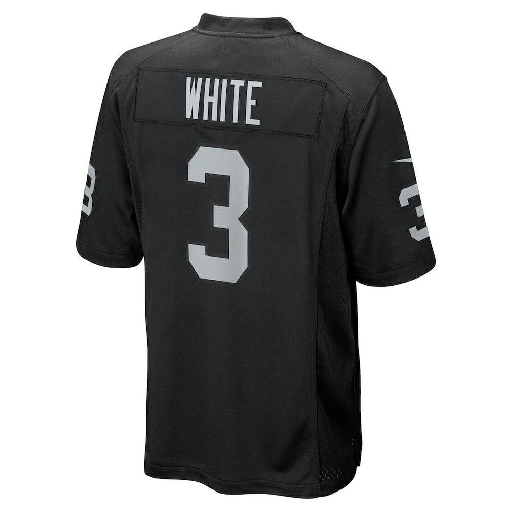 Zamir White Las Vegas Raiders Team Game Jersey - Black - Nike