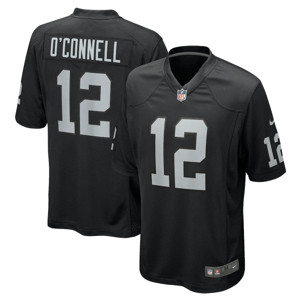 Aidan O'Connell Las Vegas Raiders Team Game Jersey - Black - Nike