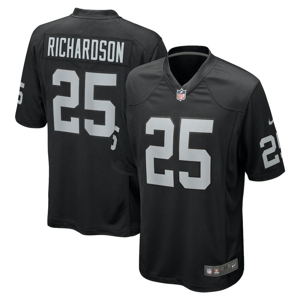 Decamerion Richardson Las Vegas Raiders Team Game Jersey - Black - Nike
