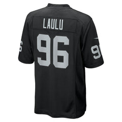 Jonah Laulu Las Vegas Raiders Team Game Jersey - Black - Nike