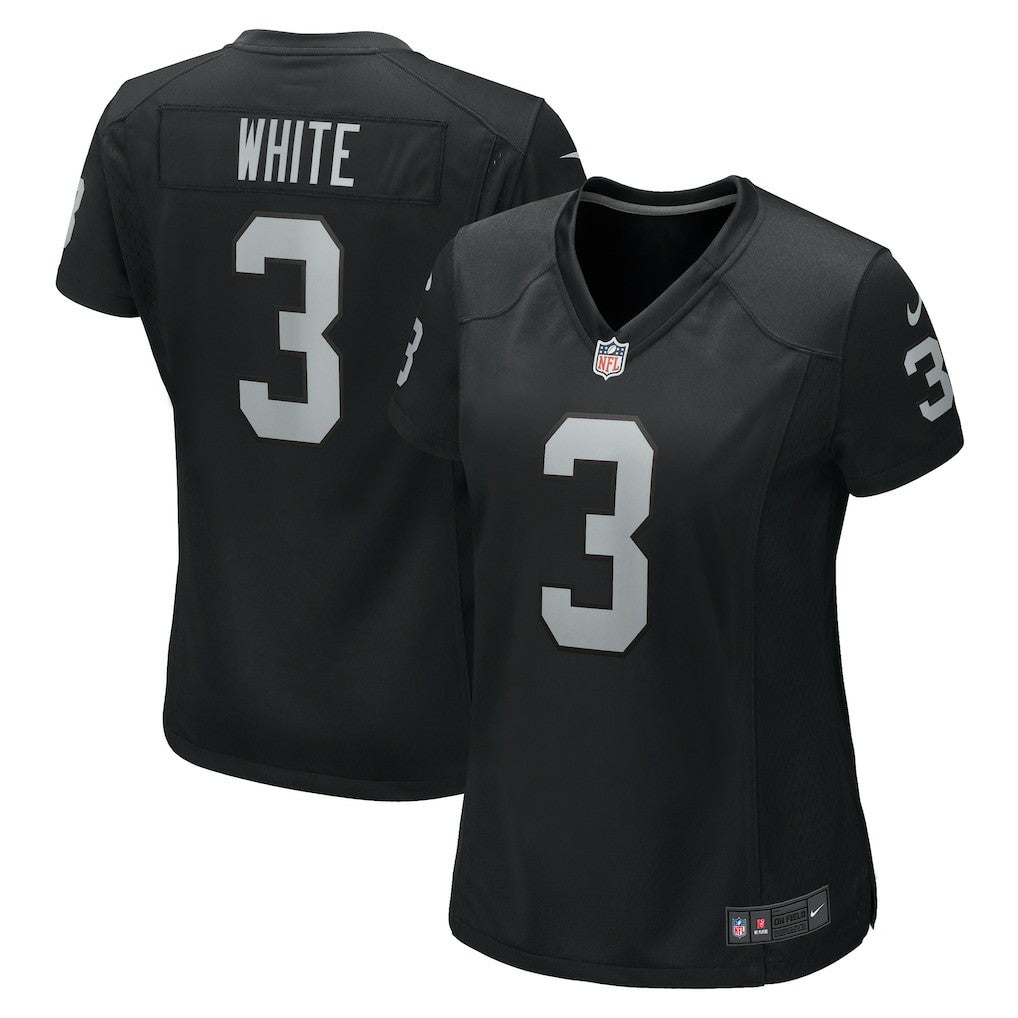 Zamir White Las Vegas Raiders Women's Game Jersey - Black - Nike