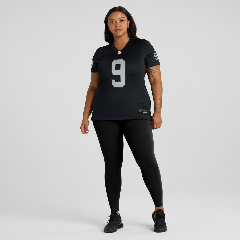 Tyree Wilson Las Vegas Raiders Women's Game Jersey - Black - Nike