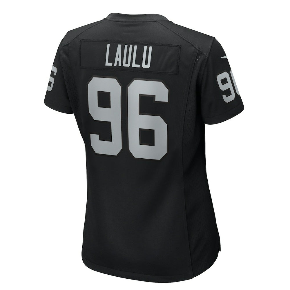 Jonah Laulu Las Vegas Raiders Women's Game Jersey - Black - Nike