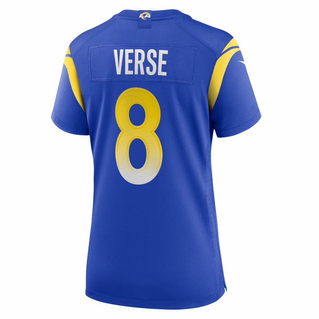 Jared Verse Los Angeles Rams Women's Team Game Jersey - Royal - Nike