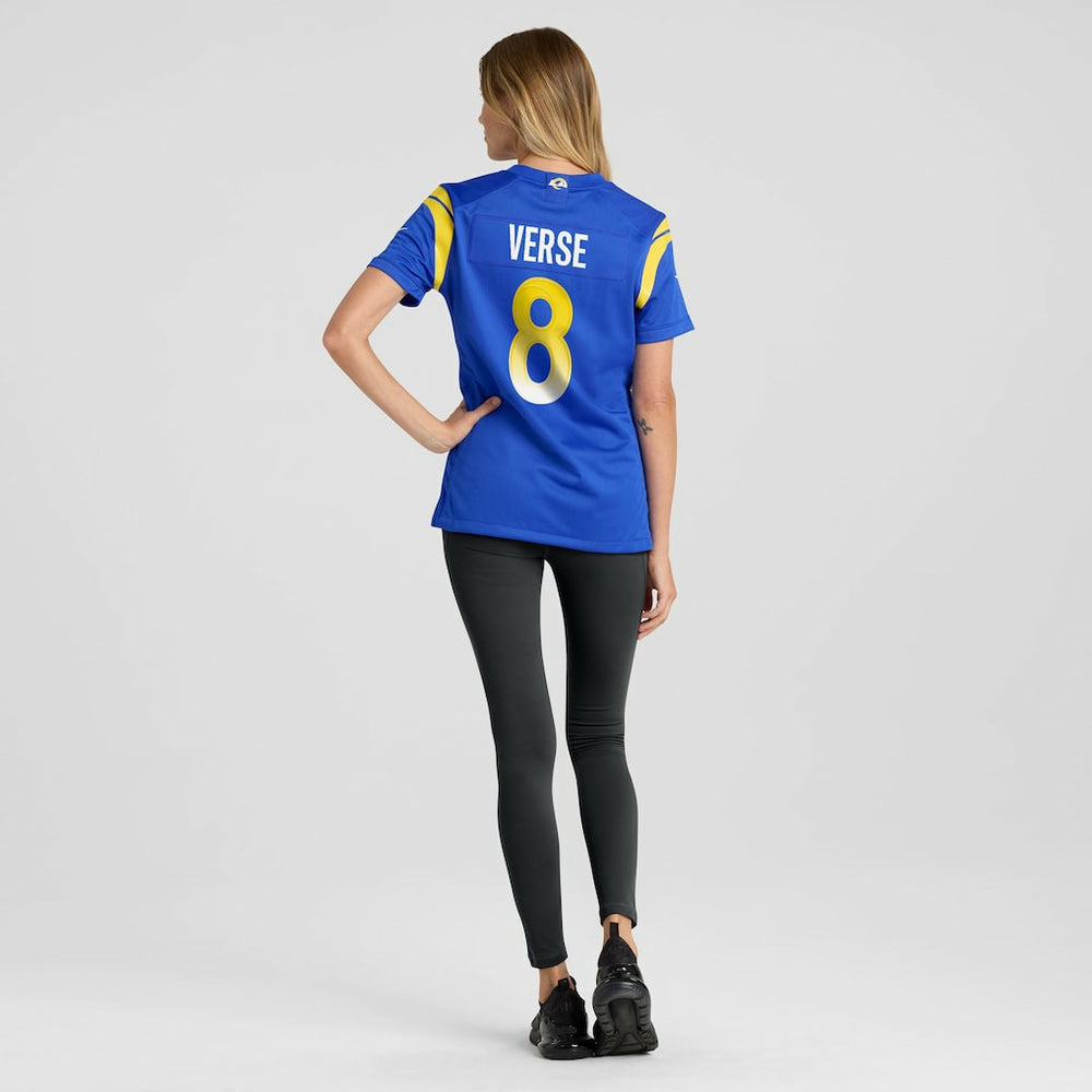 Jared Verse Los Angeles Rams Women's Team Game Jersey - Royal - Nike