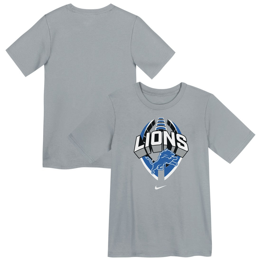 Detroit Lions Preschool Icon Legend Dri-FIT T-Shirt - Gray - Nike