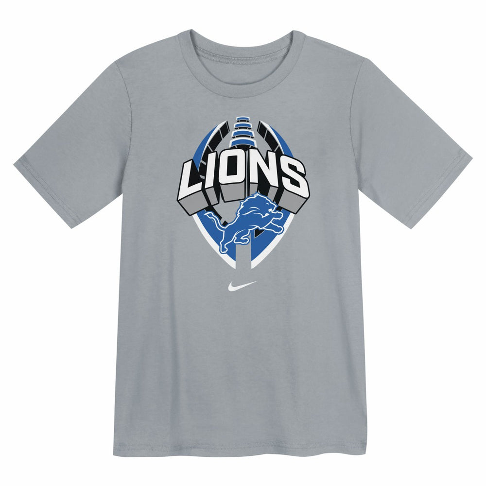 Detroit Lions Preschool Icon Legend Dri-FIT T-Shirt - Gray - Nike