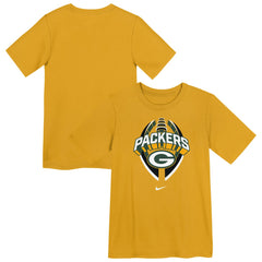 Green Bay Packers Preschool Icon Legend Dri-FIT T-Shirt - Gold - Nike