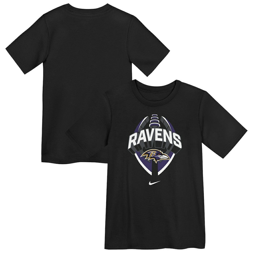 Baltimore Ravens Preschool Icon Legend Dri-FIT T-Shirt - Black - Nike
