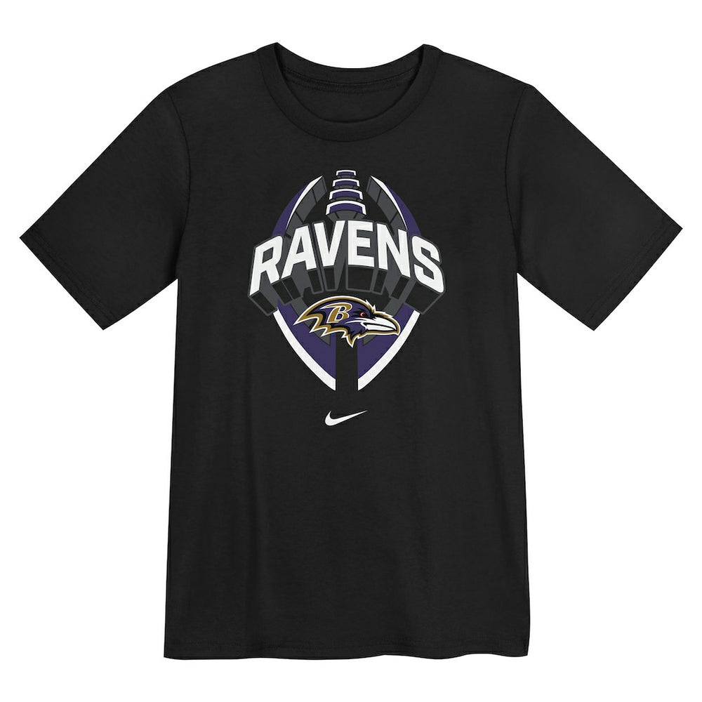 Baltimore Ravens Preschool Icon Legend Dri-FIT T-Shirt - Black - Nike