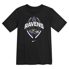 Baltimore Ravens Preschool Icon Legend Dri-FIT T-Shirt - Black - Nike