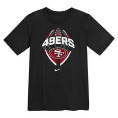 San Francisco 49ers Preschool Icon Legend Dri-FIT T-Shirt - Black - Nike