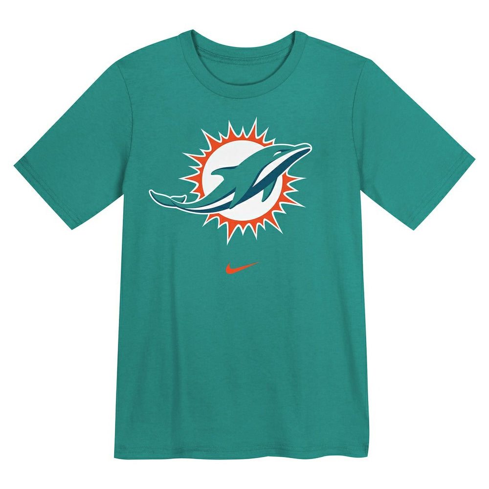 Miami Dolphins Preschool Primary Logo Legend Performance T-Shirt - Aqua - Nike