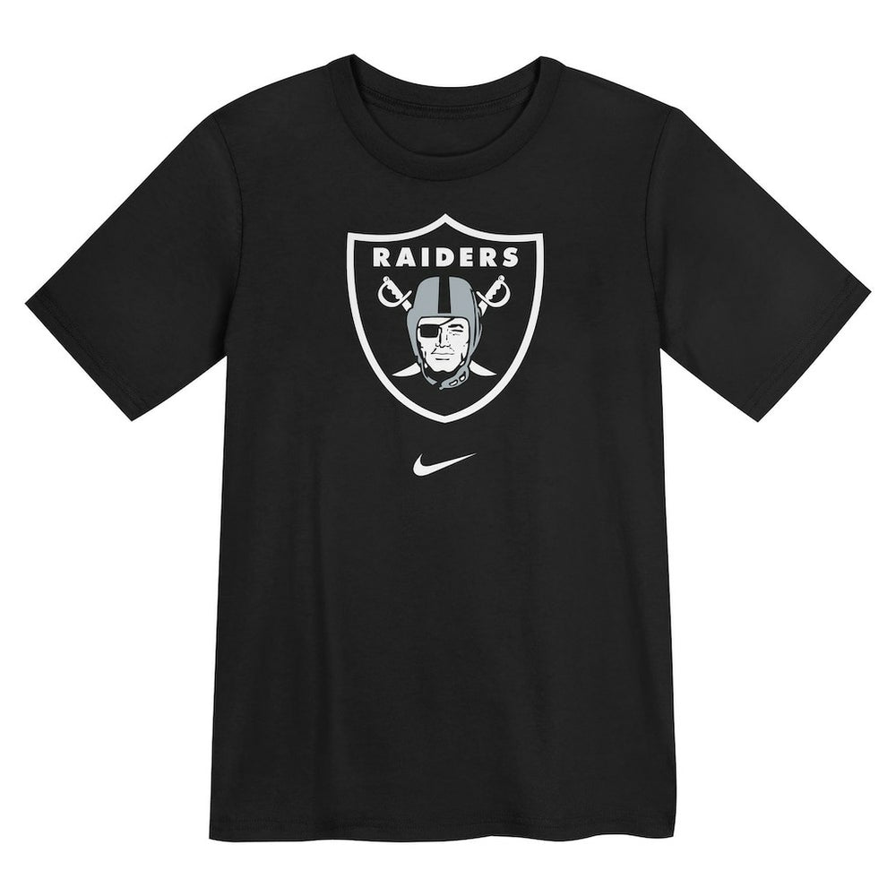 Las Vegas Raiders Preschool Primary Logo Legend Performance T-Shirt - Black - Nike
