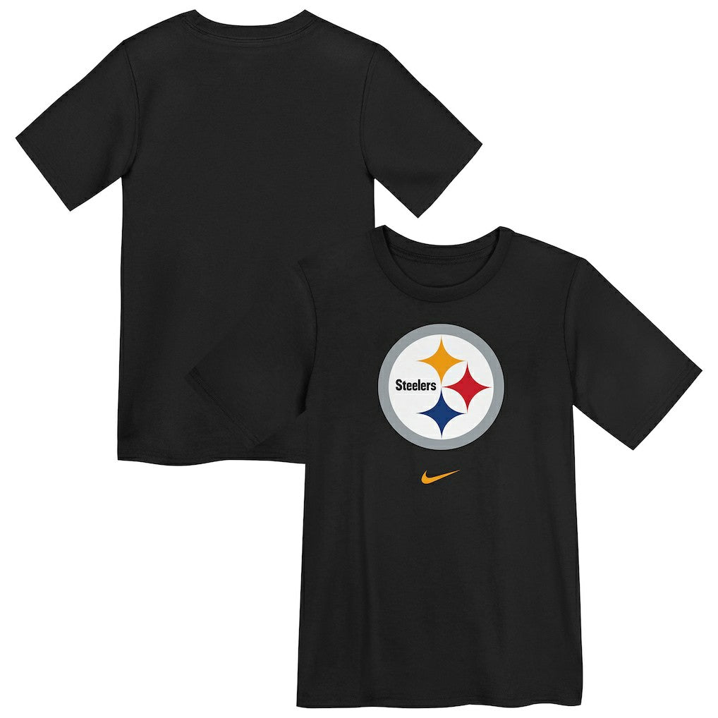 Pittsburgh Steelers Preschool Primary Logo Legend Performance T-Shirt - Black - Nike