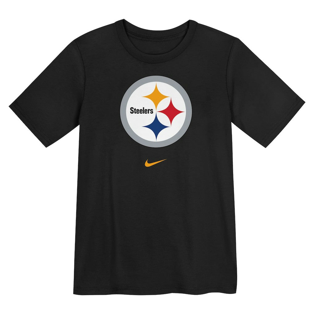 Pittsburgh Steelers Preschool Primary Logo Legend Performance T-Shirt - Black - Nike