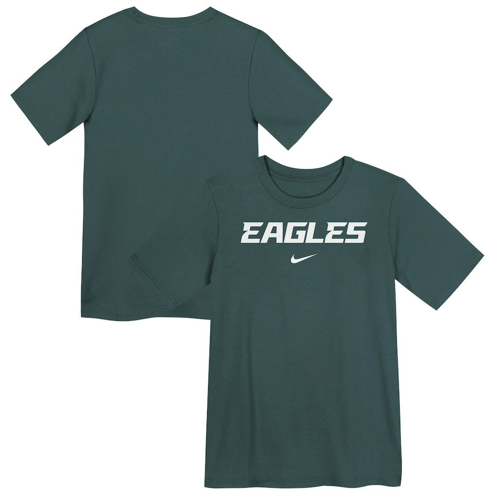 Philadelphia Eagles Preschool Wordmark T-Shirt - Midnight Green - Nike