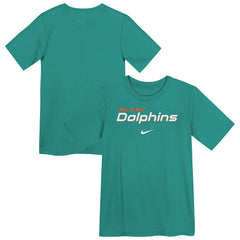 Miami Dolphins Preschool Wordmark T-Shirt - Aqua - Nike