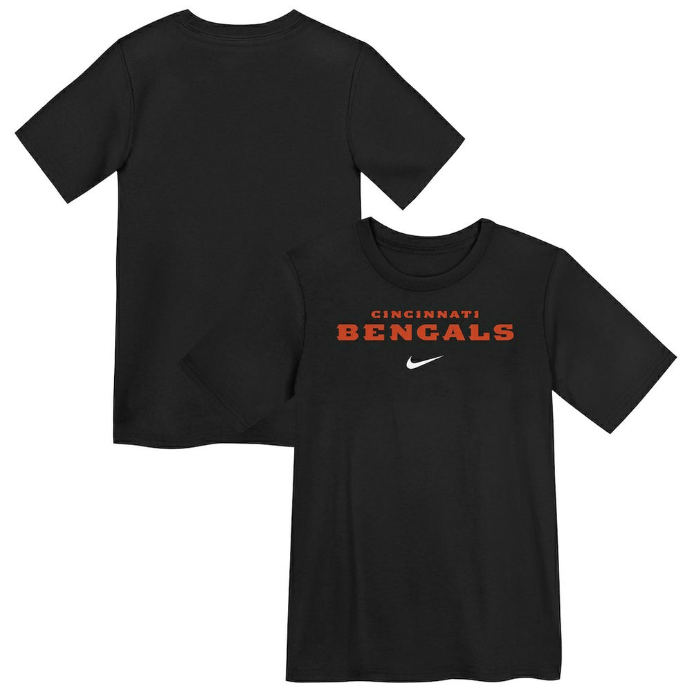 Cincinnati Bengals Preschool Wordmark T-Shirt - Black - Nike