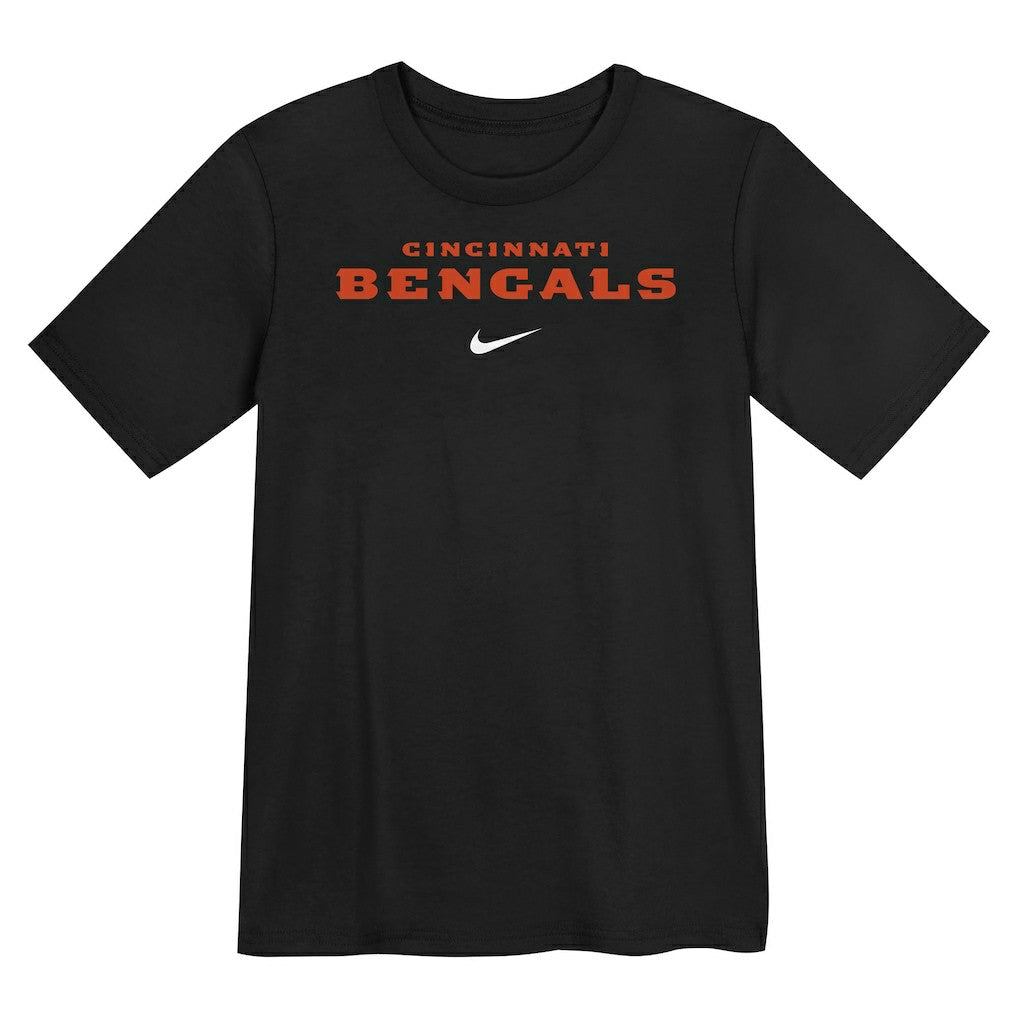 Cincinnati Bengals Preschool Wordmark T-Shirt - Black - Nike