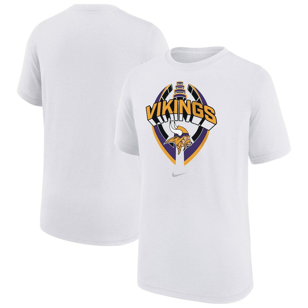 Minnesota Vikings Youth Icon Legend T-Shirt - White - Nike
