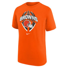 Cleveland Browns Youth Icon Legend T-Shirt - Orange - Nike