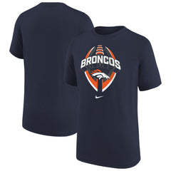 Denver Broncos Youth Icon Legend T-Shirt - Navy - Nike