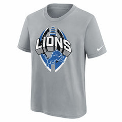 Detroit Lions Youth Icon Legend T-Shirt - Gray - Nike