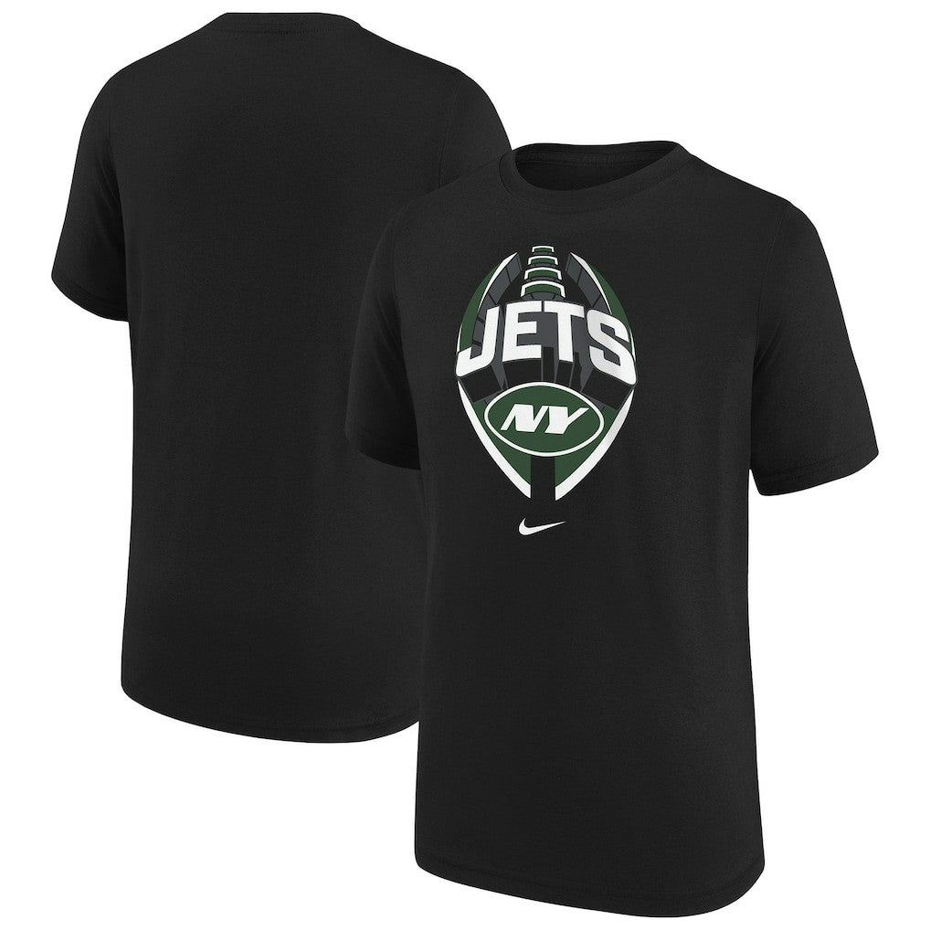 New York Jets Youth Icon Legend T-Shirt - Black - Nike