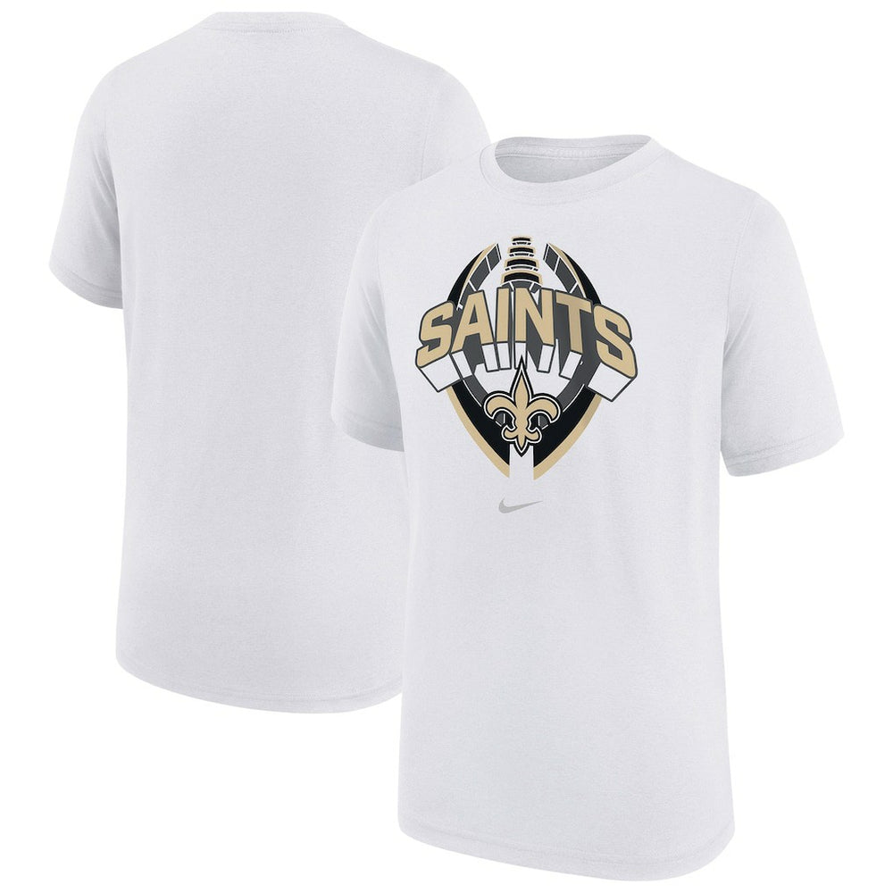 New Orleans Saints Youth Icon Legend T-Shirt - White - Nike