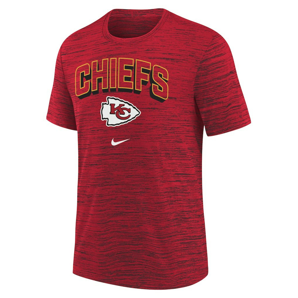 Kansas City Chiefs Youth Sideline Velocity Performance T-Shirt - Red - Nike