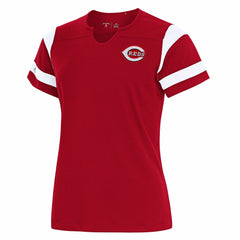 Cincinnati Reds Antigua Women's Encounter Notch Neck Top Outlet