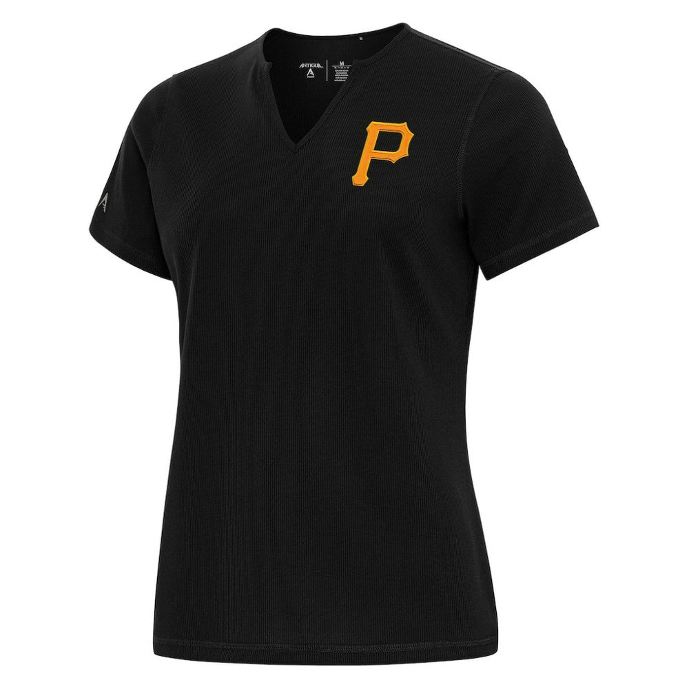 Pittsburgh Pirates Antigua Women's Notch Neck T-Shirt Discount