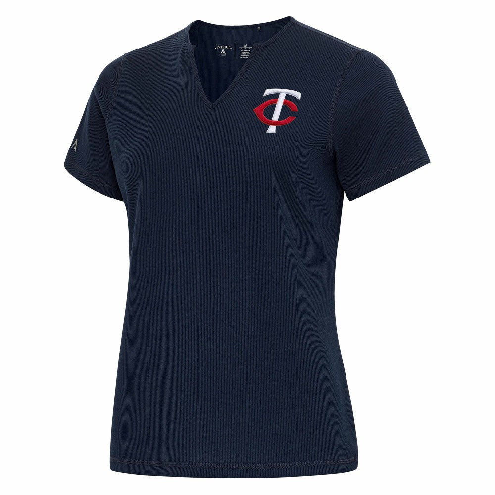 Minnesota Twins Antigua Women's Notch Neck T-Shirt Sale