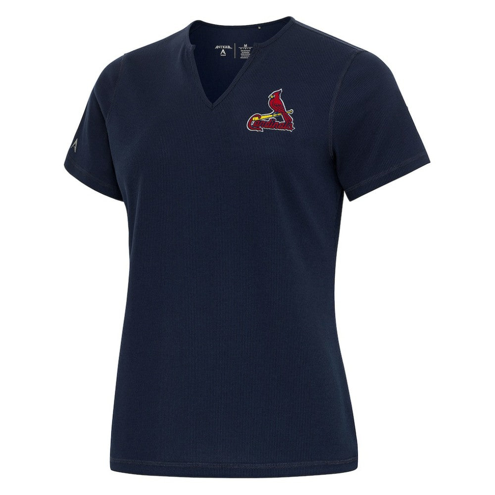 St. Louis Cardinals Antigua Women's Notch Neck T-Shirt Discount