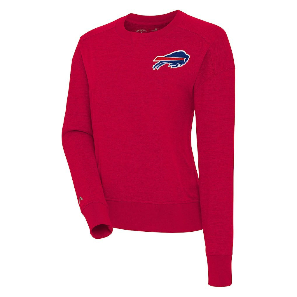 Buffalo Bills Antigua Women's Forward Fleece Pullover Sweatshirt - Red - NFL