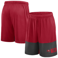 Tampa Bay Buccaneers Big & Tall Best of the Best Performance Shorts - Red/Pewter - Fanatics