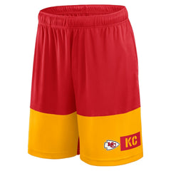 Kansas City Chiefs Big & Tall Best of the Best Performance Shorts - Red/Gold - Fanatics