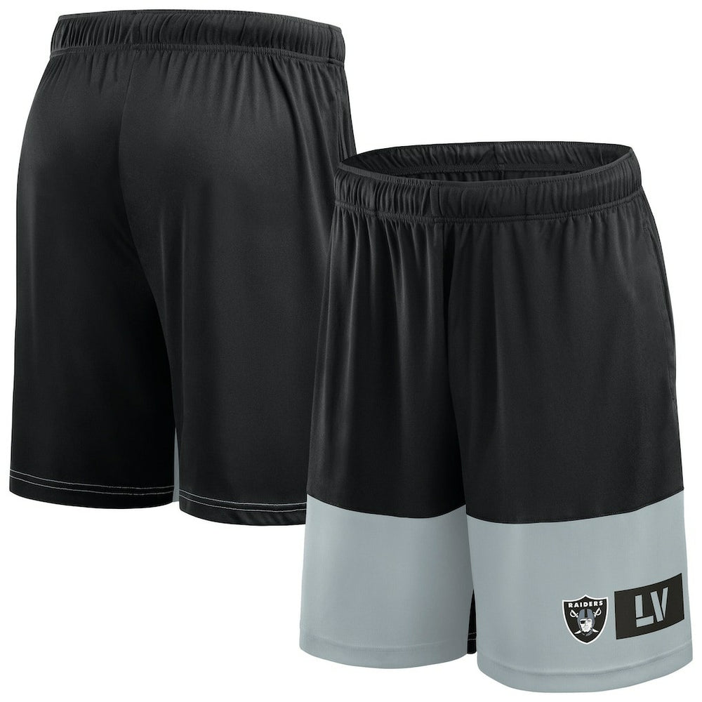 Las Vegas Raiders Big & Tall Best of the Best Performance Shorts - Black/Silver - Fanatics