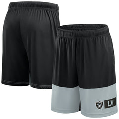 Las Vegas Raiders Big & Tall Best of the Best Performance Shorts - Black/Silver - Fanatics
