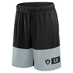 Las Vegas Raiders Big & Tall Best of the Best Performance Shorts - Black/Silver - Fanatics