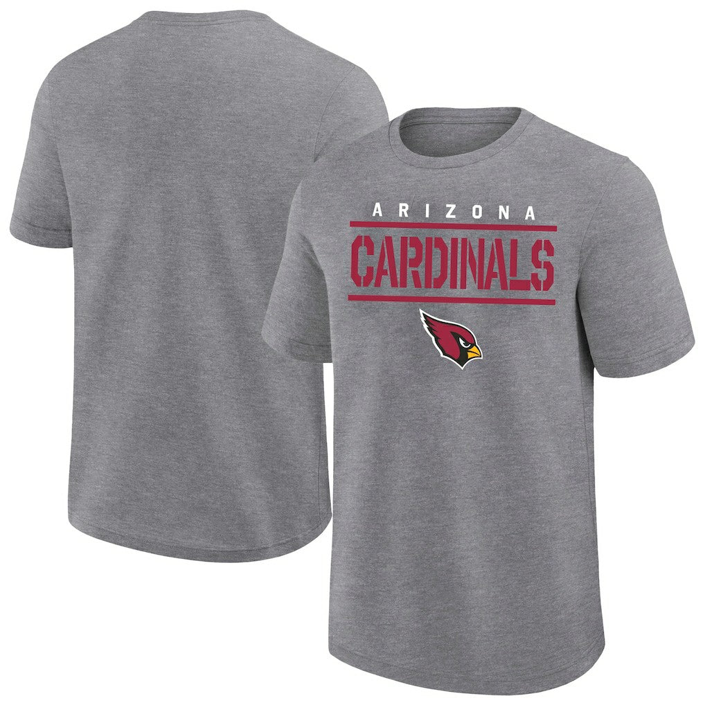 Arizona Cardinals Big & Tall Top Notch T-Shirt - Heather Gray - Fanatics