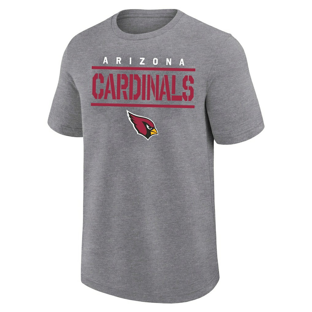 Arizona Cardinals Big & Tall Top Notch T-Shirt - Heather Gray - Fanatics